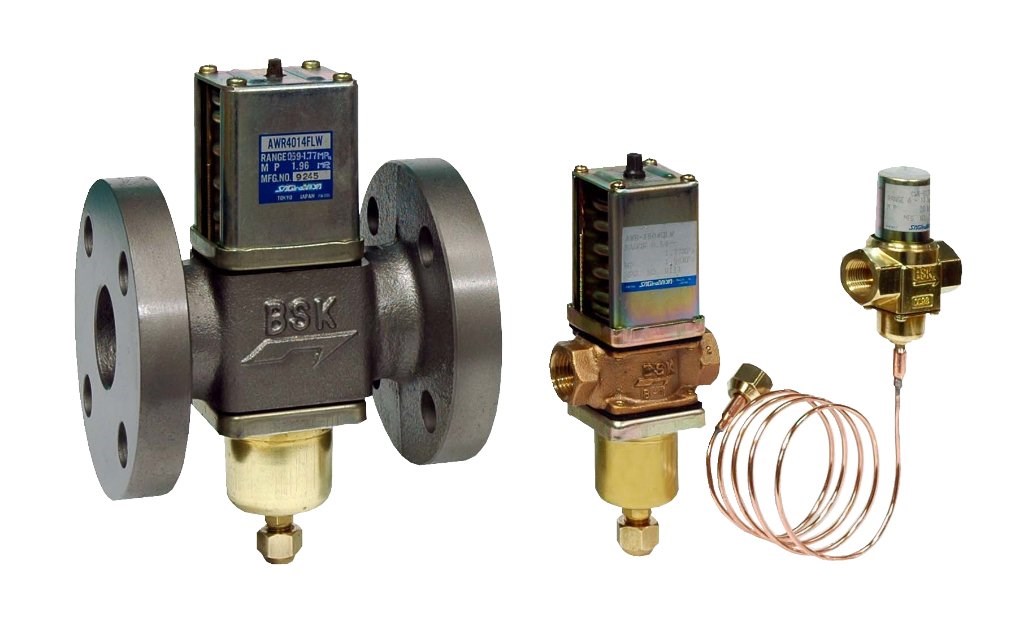 AWR/CWR, Pressure Actuated Water Regulating Valves Produktområde