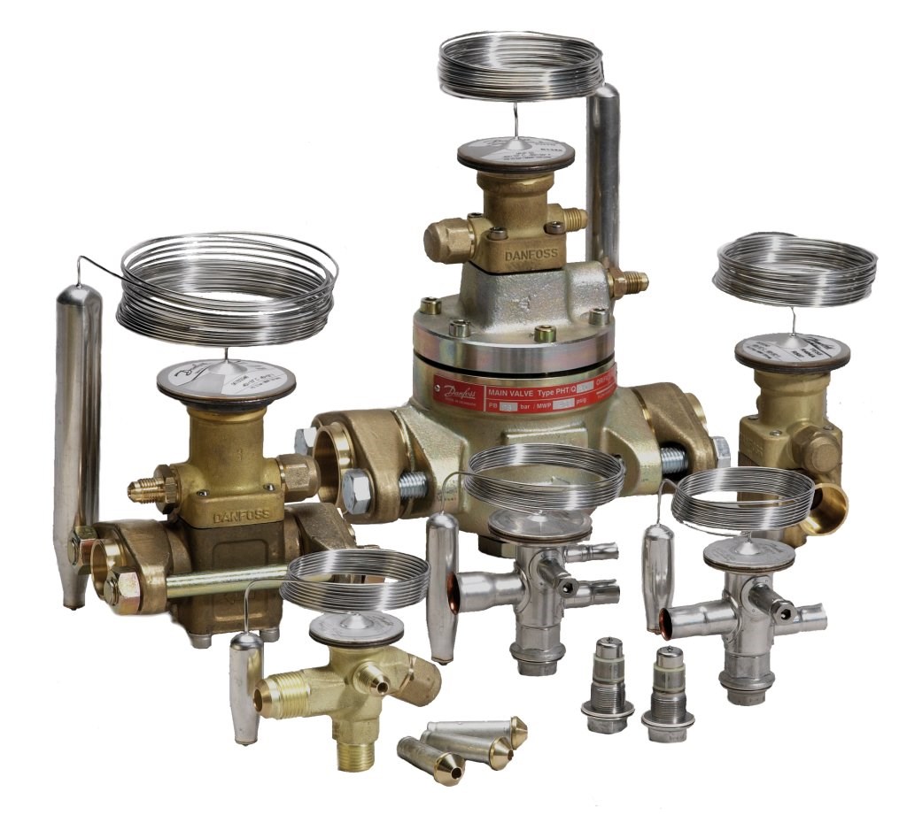 Thermostatic expansion valves, accessories and spare parts Product Range